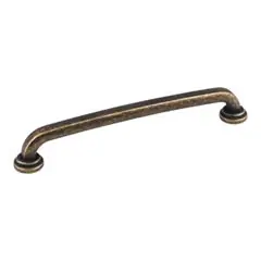 Limited Edition Hardware Resources 527-160ABM-D 7-1/8" Overall Length Gavel Cabinet Pull - 160 mm center-to-center Holes - Screws Included - Distressed Antique Brass
