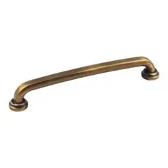 Today Only Hardware Resources 527-160ABSB 7-1/8" Overall Length Gavel Cabinet Pull - 160 mm center-to-center Holes - Screws Included - Antique Brushed Satin Brass