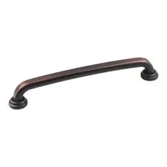 High Quality Hardware Resources 527-160DBAC 7-1/8" Overall Length Gavel Cabinet Pull - 160 mm center-to-center Holes - Screws Included - Brushed Oil Rubbed Bronze