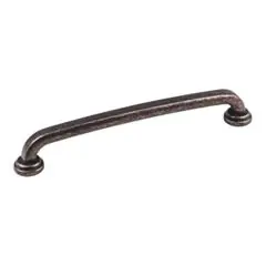 Limited Edition Hardware Resources 527-160DMAC 7-1/8" Overall Length Gavel Cabinet Pull - 160 mm center-to-center Holes - Screws Included - Distressed Oil Rubbed Bronze