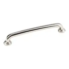 Professional Grade Hardware Resources 527-160NI 7-1/8" Overall Length Gavel Cabinet Pull - 160 mm center-to-center Holes - Screws Included - Polished Nickel