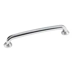 Hardware Resources 527-160PC 7-1/8" Overall Length Gavel Cabinet Pull - 160 mm center-to-center Holes - Screws Included - Polished Chrome Markdown