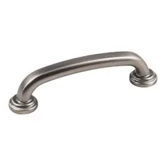 Hardware Resources 527BNBDL 4-5/8" Overall Length Gavel Cabinet Pull - 96 mm center-to-center Holes - Screws Included - Brushed Pewter Best Seller