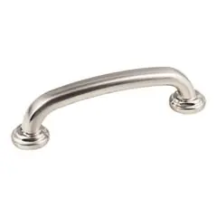 Hardware Resources 527SN 4-5/8" Overall Length Gavel Cabinet Pull - 96 mm center-to-center Holes - Screws Included - Satin Nickel Original