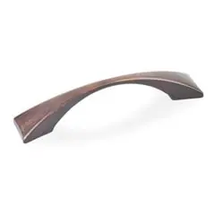 Professional Grade Hardware Resources 525-96DBAC 4-15/16" Overall Length Decorative Cabinet Pull - 96 mm center-to-center - Screws Included - Brushed Oil Rubbed Bronze