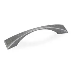 Hardware Resources 525-96SIM 4-15/16" Overall Length Decorative Cabinet Pull - 96 mm center-to-center - Screws Included - Distressed Antique Silver Hot Deal