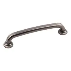 Hardware Resources 527-128BNBDL 5-7/8" Overall Length Gavel Cabinet Pull - Screws Included - 128 mm center-to-center Holes - Brushed Pewter Professional Grade