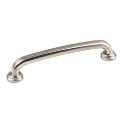 Popular Hardware Resources 527-128SN 5-7/8" Overall Length Gavel Cabinet Pull - Screws Included - 128 mm center-to-center Holes - Satin Nickel