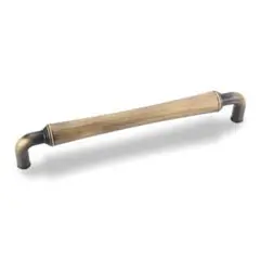Hardware Resources 537-160ABSB 6-11/16" Overall Length Gavel Cabinet Pull - 160 mm center-to-center Holes - Screws Included - Antique Brushed Satin Brass Markdown