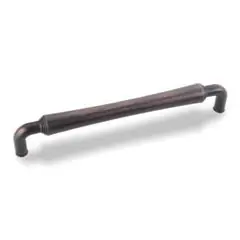 Hardware Resources 537-160DBAC 6-11/16" Overall Length Gavel Cabinet Pull - 160 mm center-to-center Holes - Screws Included - Brushed Oil Rubbed Bronze Original