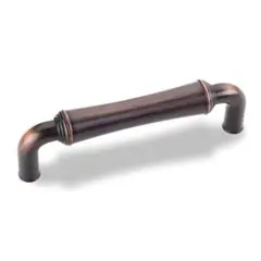 Don’t Miss Out Hardware Resources 537DBAC 4-3/16" Overall Length Gavel Cabinet Pull - 96 mm center-to-center Holes - Screws Included - Brushed Oil Rubbed Bronze