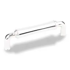 Special Offer Hardware Resources 537NI 4-3/16" Overall Length Gavel Cabinet Pull - 96 mm center-to-center Holes - Screws Included - Polished Nickel