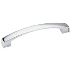 Hardware Resources 549-128PC 5-1/2" Overall Length Cabinet Pull - Screws Included - 128 mm center-to-center Holes - Polished Chrome Top Rated
