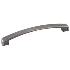 Grab Now Hardware Resources 549-160BNBDL 6-3/4" Overall Length Cabinet Pull - 160 mm center-to-center Holes - Screws Included - Brushed Pewter
