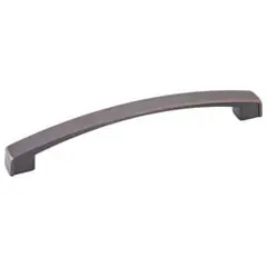 Hardware Resources 549-160DBAC 6-3/4" Overall Length Cabinet Pull - 160 mm center-to-center Holes - Screws Included - Brushed Oil Rubbed Bronze Seasonal Sale
