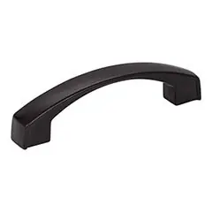 Hardware Resources 549-96MB 4-3/16" Overall Length Cabinet Pull - 96 mm center-to-center Holes - Screws Included - Matte Black High Quality