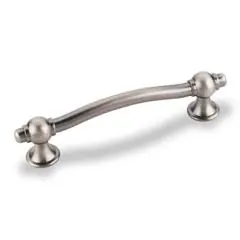 Hardware Resources 575-96BNBDL 4-7/8" Overall Length Modern Cabinet Pull - 96 mm center-to-center Holes - Screws Included - Brushed Pewter Top Rated