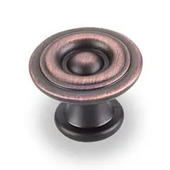 Hardware Resources 575DBAC 1-3/16" Diameter Modern Cabinet Knob - Screws Included - Brushed Oil Rubbed Bronze Grab Now
