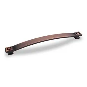 Order Now Hardware Resources 585-12DBAC Delmar 13-1/4 Inch L Square Appliance Pull Handle - Brushed Oil Rubbed Bronze