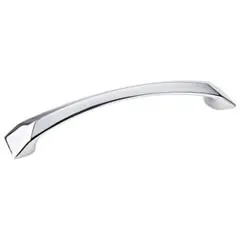 New Release Hardware Resources 595-128PC 6-1/16" Overall Length Cabinet Pull - Screws Included - 128 mm center-to-center Holes - Polished Chrome