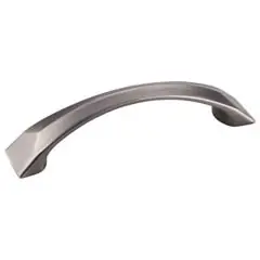 Trusted Brand Hardware Resources 595-96BNBDL 4-13/16" Overall Length Cabinet Pull - 96 mm center-to-center Holes - Screws Included - Brushed Pewter