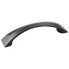 Hardware Resources 595-96DBAC 4-13/16" Overall Length Cabinet Pull - 96 mm center-to-center Holes - Screws Included - Brushed Oil Rubbed Bronze Warranty Included