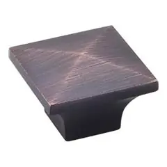 Hardware Resources 595DBAC 1-1/4" Overall Length Cabinet Knob - Screws Included - Brushed Oil Rubbed Bronze Flash Sale