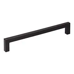 Wholesale Hardware Resources 625-160MB 169mm Overall Length Square Cabinet Bar Pull - 160 mm center-to-center Holes - Screws Included - Matte Black