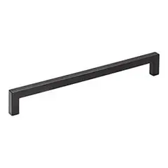 Final Sale Hardware Resources 625-192MB 201mm Overall Length Square Cabinet Bar Pull - 192 mm center-to-center - Screws Included - Matte Black