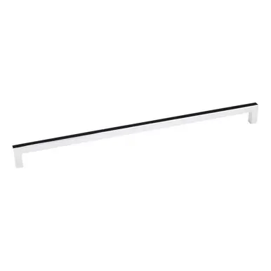 Flash Sale Hardware Resources 625-320PC 329mm Overall Length Square Cabinet Bar Pull - 320mm center-to-center Holes - Screws Included - Polished Chrome