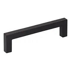 Flash Sale Hardware Resources 625-96MB 105mm Overall Length Square Cabinet Bar Pull - 96 mm center-to-center Holes - Screws Included - Matte Black