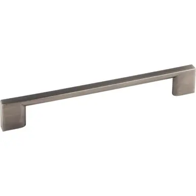 Crafted Hardware Resources 635-160BNBDL 7-1/2" Overall Length Cabinet Pull - 160 mm center-to-center Holes - Screws Included - Brushed Pewter