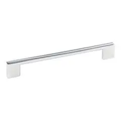 Hardware Resources 635-160PC 7-1/2" Overall Length Cabinet Pull - 160 mm center-to-center Holes - Screws Included - Polished Chrome New Arrival
