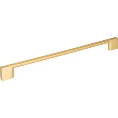 Editor’s Pick Hardware Resources 635-256BG 11-7/16" Overall Length Cabinet Pull 256 mm center-to-center - Screws Included - Brushed Gold