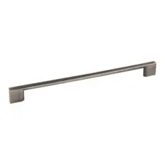 Hardware Resources 635-256BNBDL 11-7/16" Overall Length Cabinet Pull 256 mm center-to-center - Screws Included - Brushed Pewter In Demand