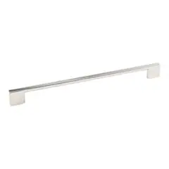 Grab Now Hardware Resources 635-256NI 11-7/16" Overall Length Cabinet Pull 256 mm center-to-center - Screws Included - Polished Nickel