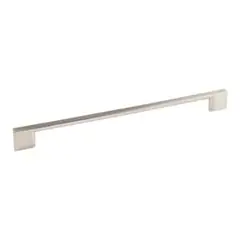Next Day Delivery Hardware Resources 635-256SN 11-7/16" Overall Length Cabinet Pull 256 mm center-to-center - Screws Included - Satin Nickel
