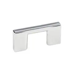 Holiday Sale Hardware Resources 635-32PC 2-1/4" Overall Length Square Cabinet Pull 32 mm center-to-center - Screws Included - Polished Chrome
