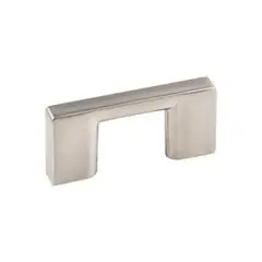 Factory Price Hardware Resources 635-32SN 2-1/4" Overall Length Square Cabinet Pull 32 mm center-to-center - Screws Included - Satin Nickel