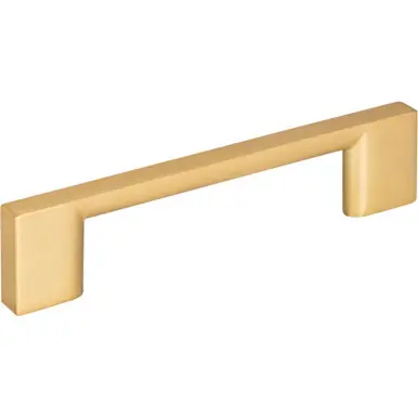 Limited Edition Hardware Resources 635-96BG 4-3/4" Overall Length Cabinet Pull - 96 mm center-to-center Holes - Screws Included - Brushed Gold