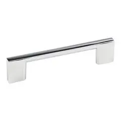 Low Price Hardware Resources 635-96PC 4-3/4" Overall Length Cabinet Pull - 96 mm center-to-center Holes - Screws Included - Polished Chrome