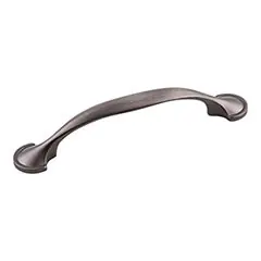Deal Hardware Resources 647-96BNBDL 5-3/8" Overall Length Cabinet Pull - 96 mm center-to-center Holes - Screws Included - Brushed Pewter