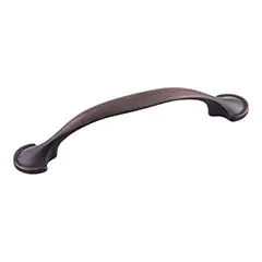 Factory Price Hardware Resources 647-96DBAC 5-3/8" Overall Length Cabinet Pull - 96 mm center-to-center Holes - Screws Included - Brushed Oil Rubbed Bronze