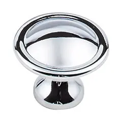 Hardware Resources 647PC 1-1/8" Diameter Cabinet Knob - Screws Included - Polished Chrome Original