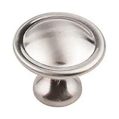 Hardware Resources 647SN 1-1/8" Diameter Cabinet Knob - Screws Included - Satin Nickel Trusted Brand