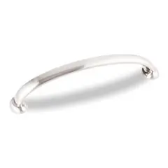 Hardware Resources 650-128SN 5-5/8" Overall Length Cabinet Pull - Screws Included - 128 mm center-to-center Holes - Satin Nickel Free Shipping