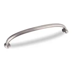 Trusted Brand Hardware Resources 650-160BNBDL 6-15/16" Overall Length Cabinet Pull - 160 mm center-to-center Holes - Screws Included - Brushed Pewter