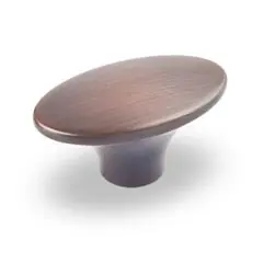 Limited Offer Hardware Resources 650-DBAC 1-7/8" Overall Length Cabinet Knob - Screws Included - Brushed Oil Rubbed Bronze