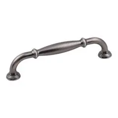 Hassle-Free Returns Hardware Resources 658-128BNBDL 5-13/16" Overall Length Cabinet Pull - Screws Included - 128 mm center-to-center Holes - Brushed Pewter