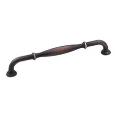Hardware Resources 658-192DBAC 8-3/8" Overall Length Cabinet Pull - 192 mm center-to-center - Screws Included - Brushed Oil Rubbed Bronze Limited Time